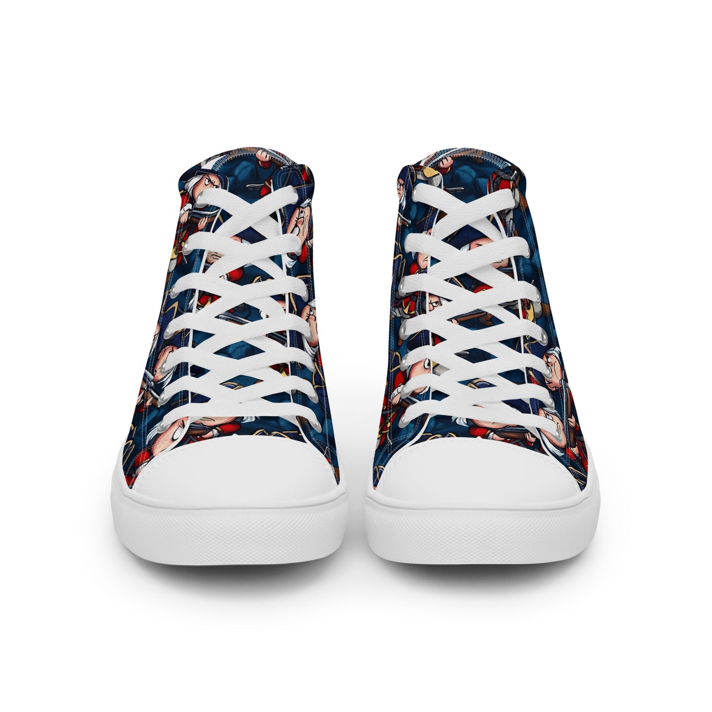 Men’s high top canvas shoes