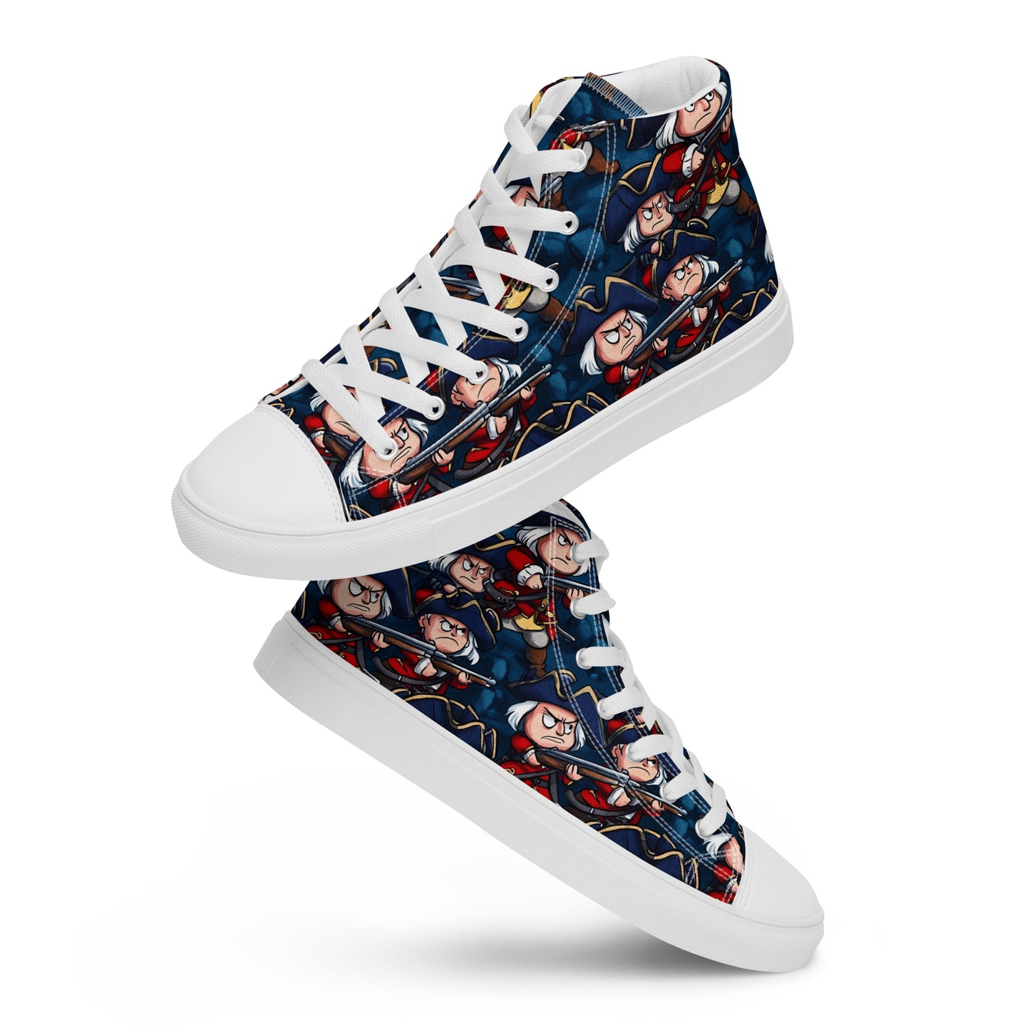 Men’s high top canvas shoes