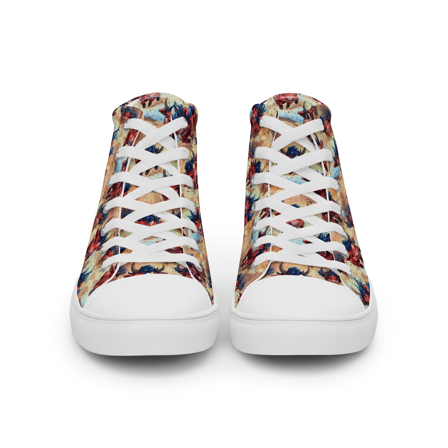 Men’s high top canvas shoes