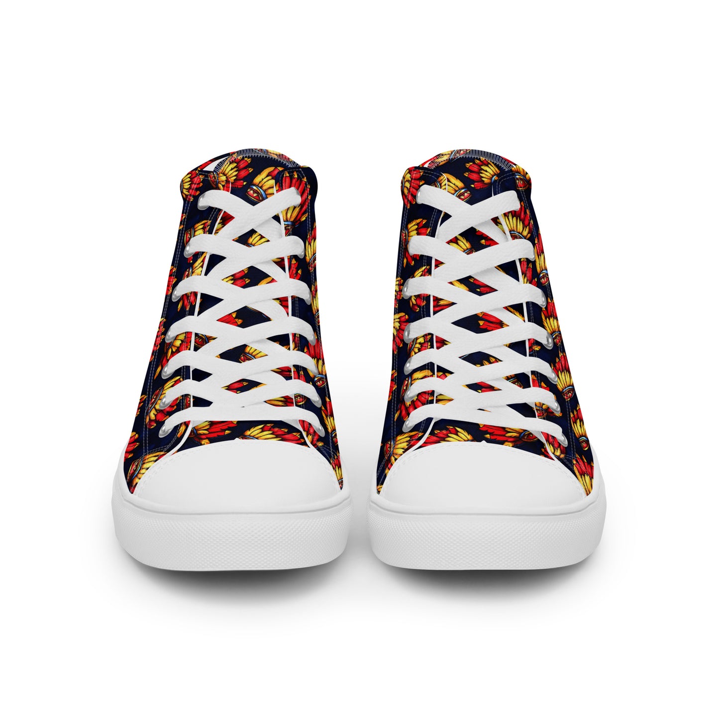 Men’s high top canvas shoes