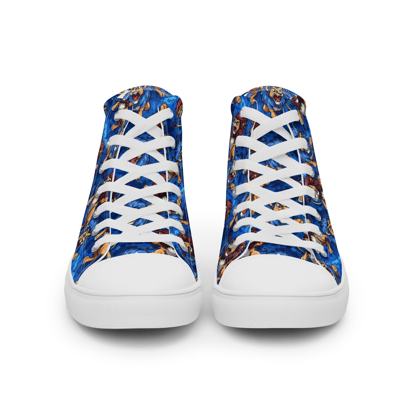 Men’s high top canvas shoes