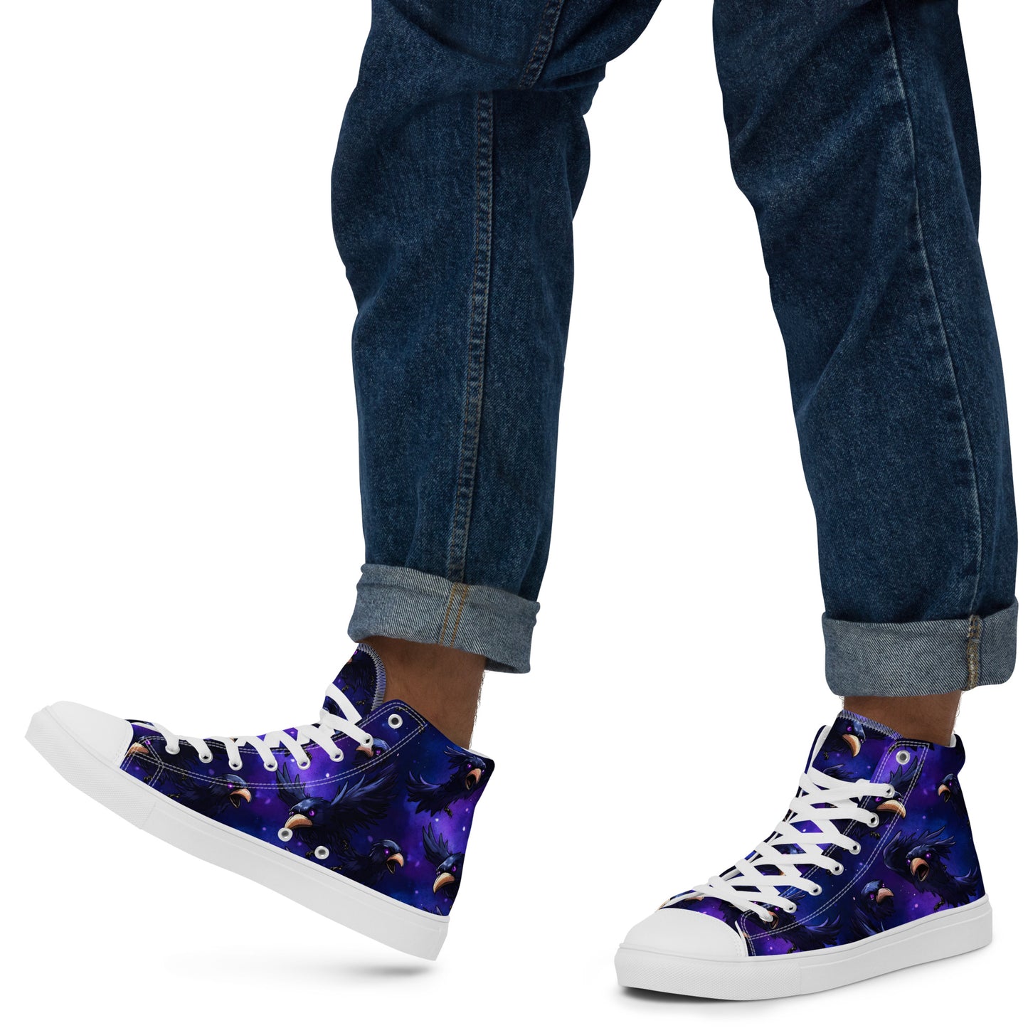 Men’s high top canvas shoes