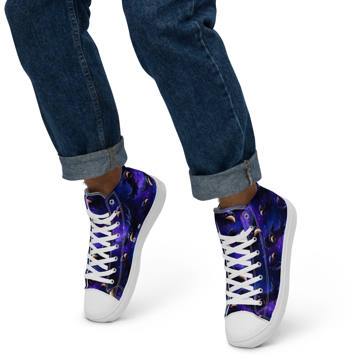 Men’s high top canvas shoes