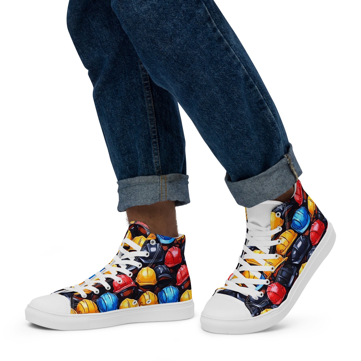 Men’s high top canvas shoes