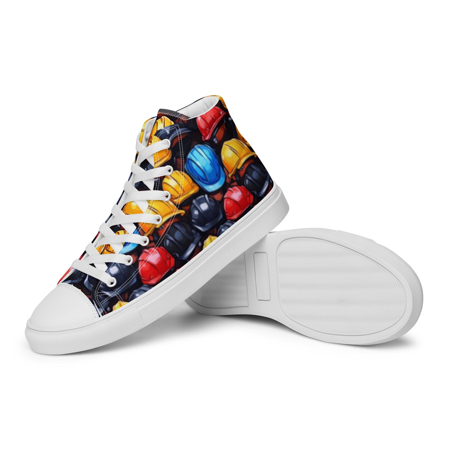 Men’s high top canvas shoes