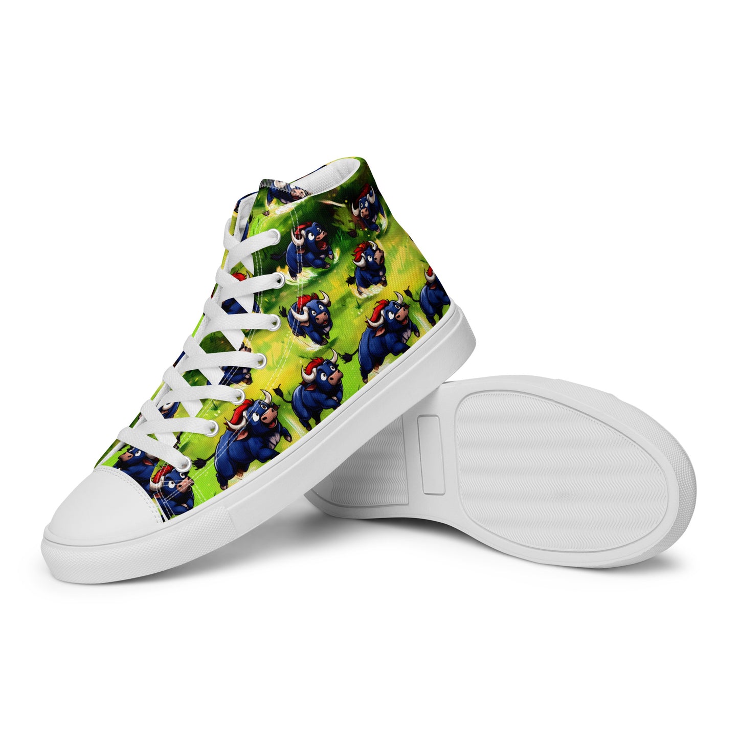 Men’s high top canvas shoes