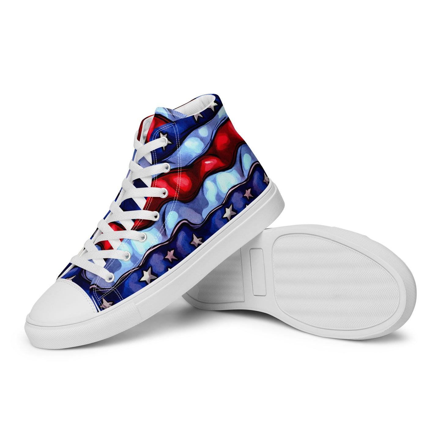 Men’s high top canvas shoes