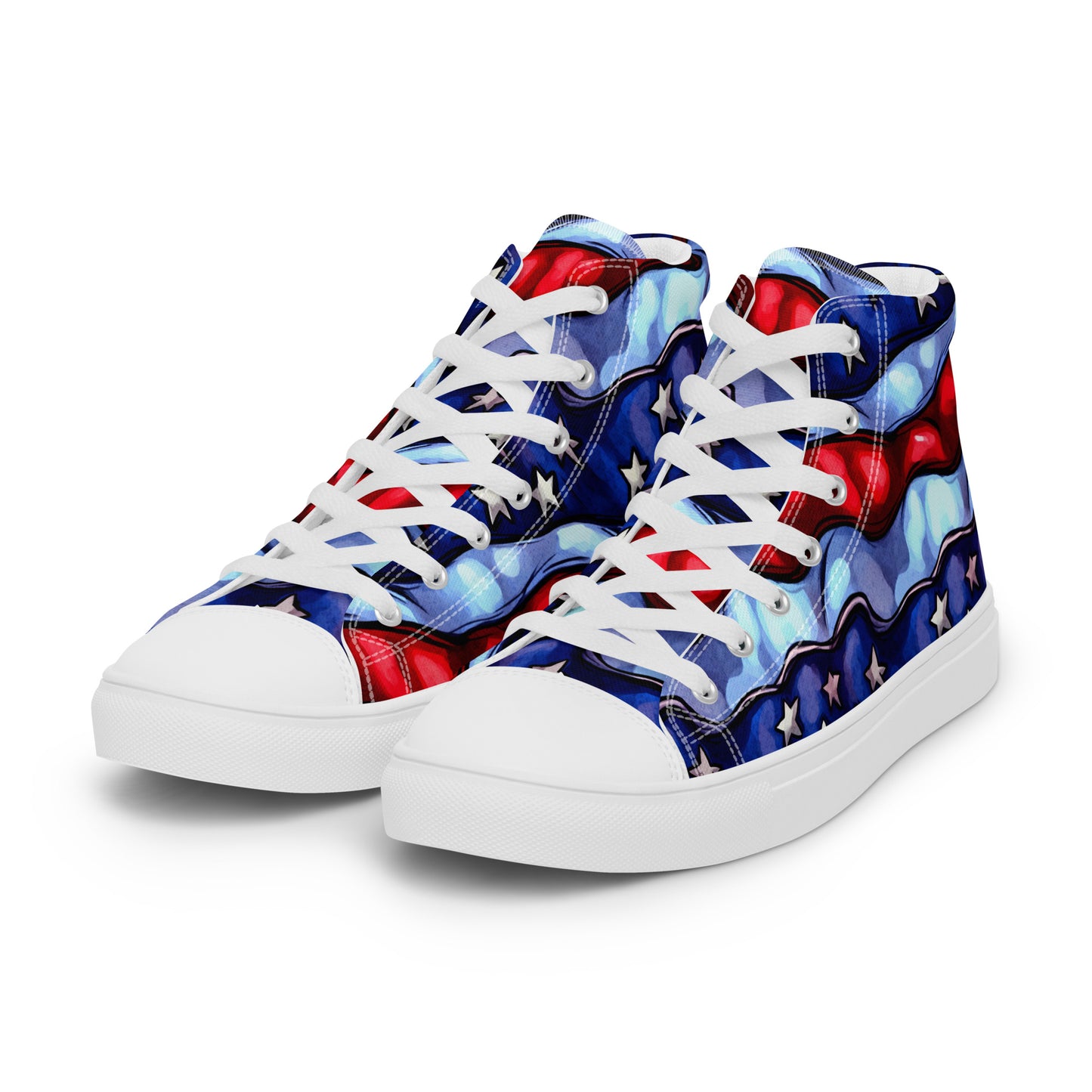 Men’s high top canvas shoes