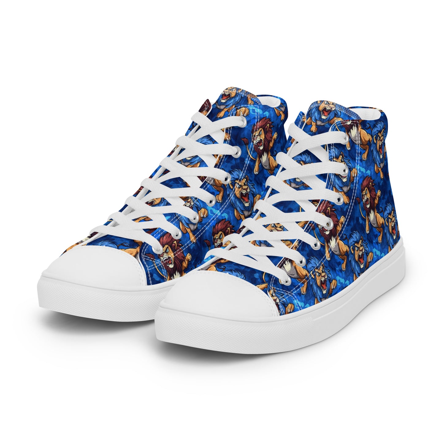 Men’s high top canvas shoes