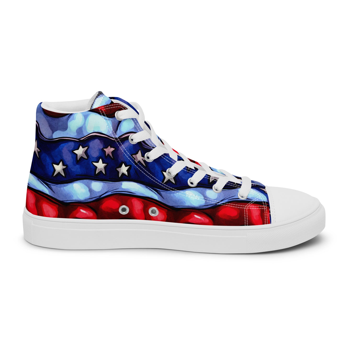 Men’s high top canvas shoes