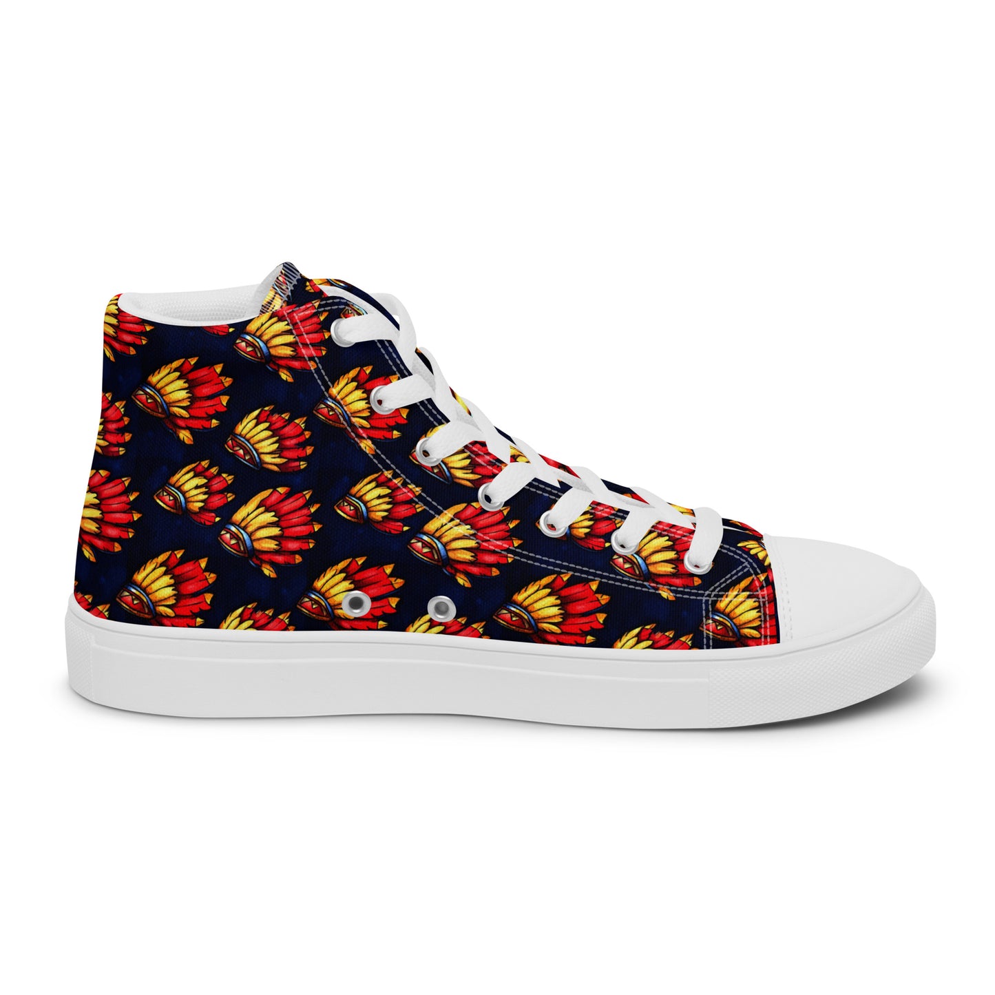 Men’s high top canvas shoes