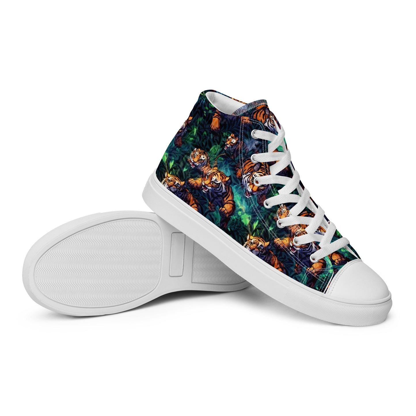 Men’s high top canvas shoes