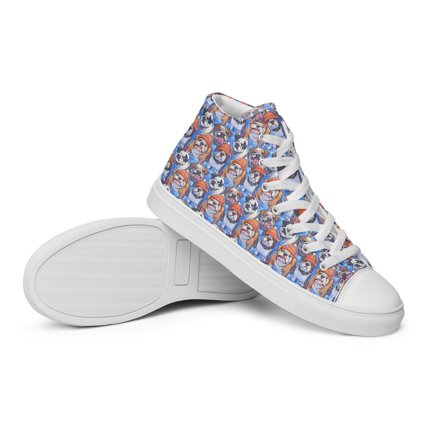 Men’s high top canvas shoes