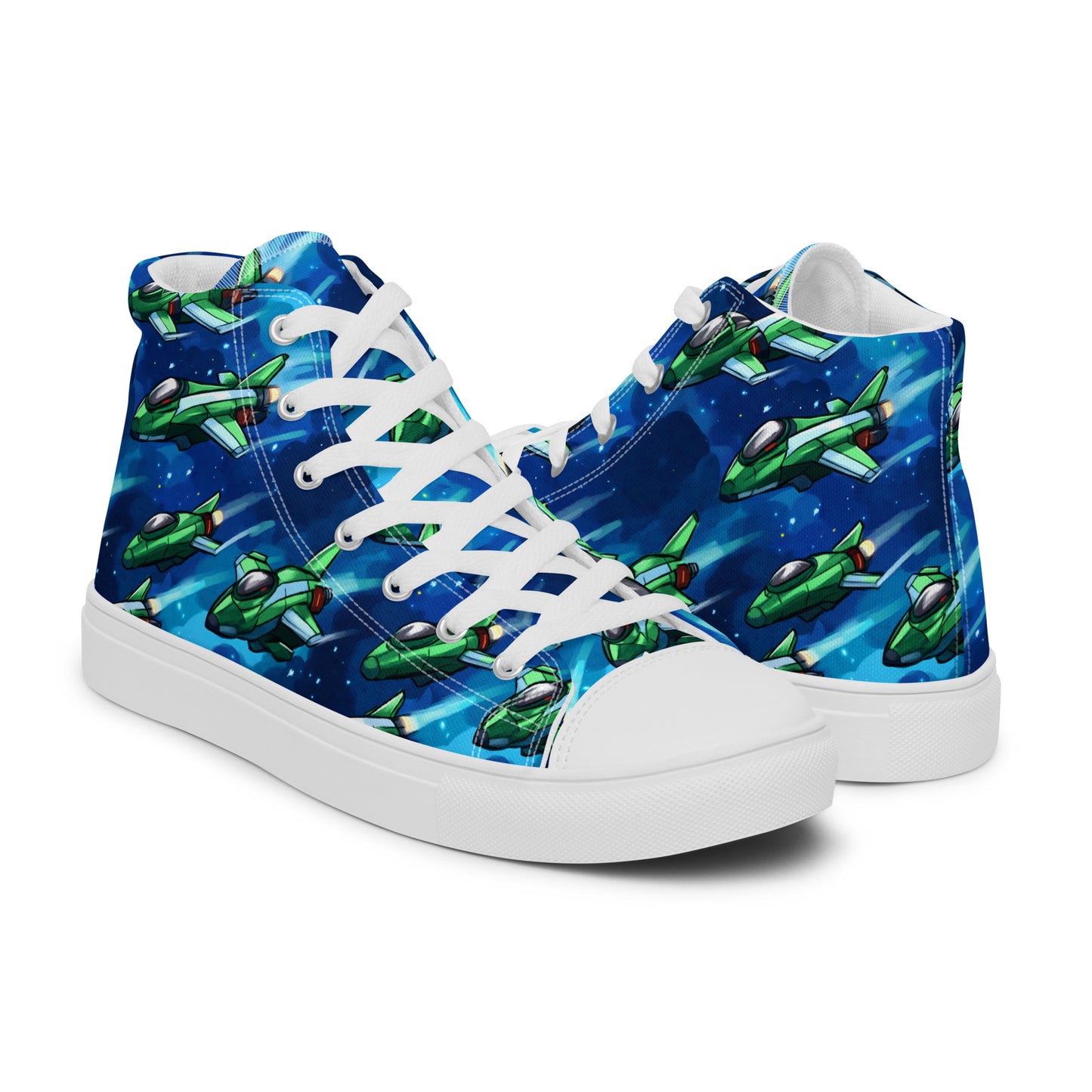 Men’s high top canvas shoes