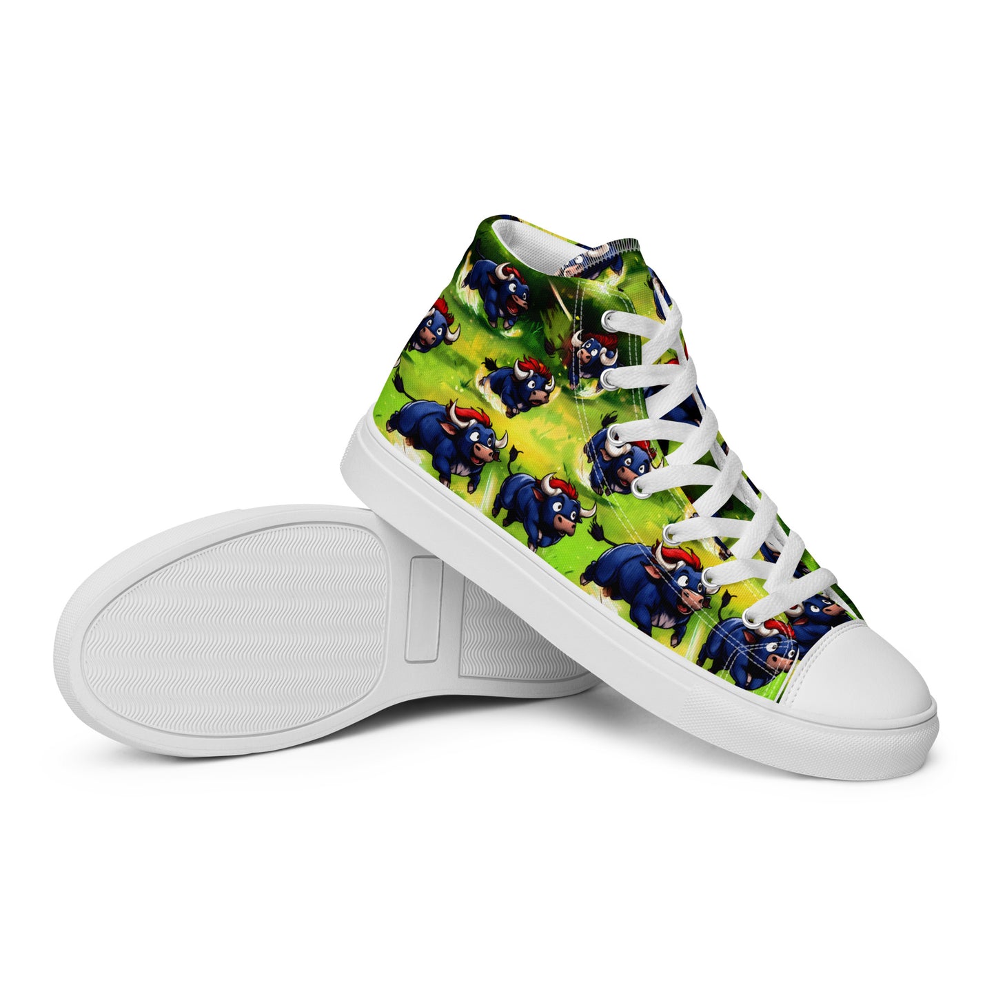 Men’s high top canvas shoes