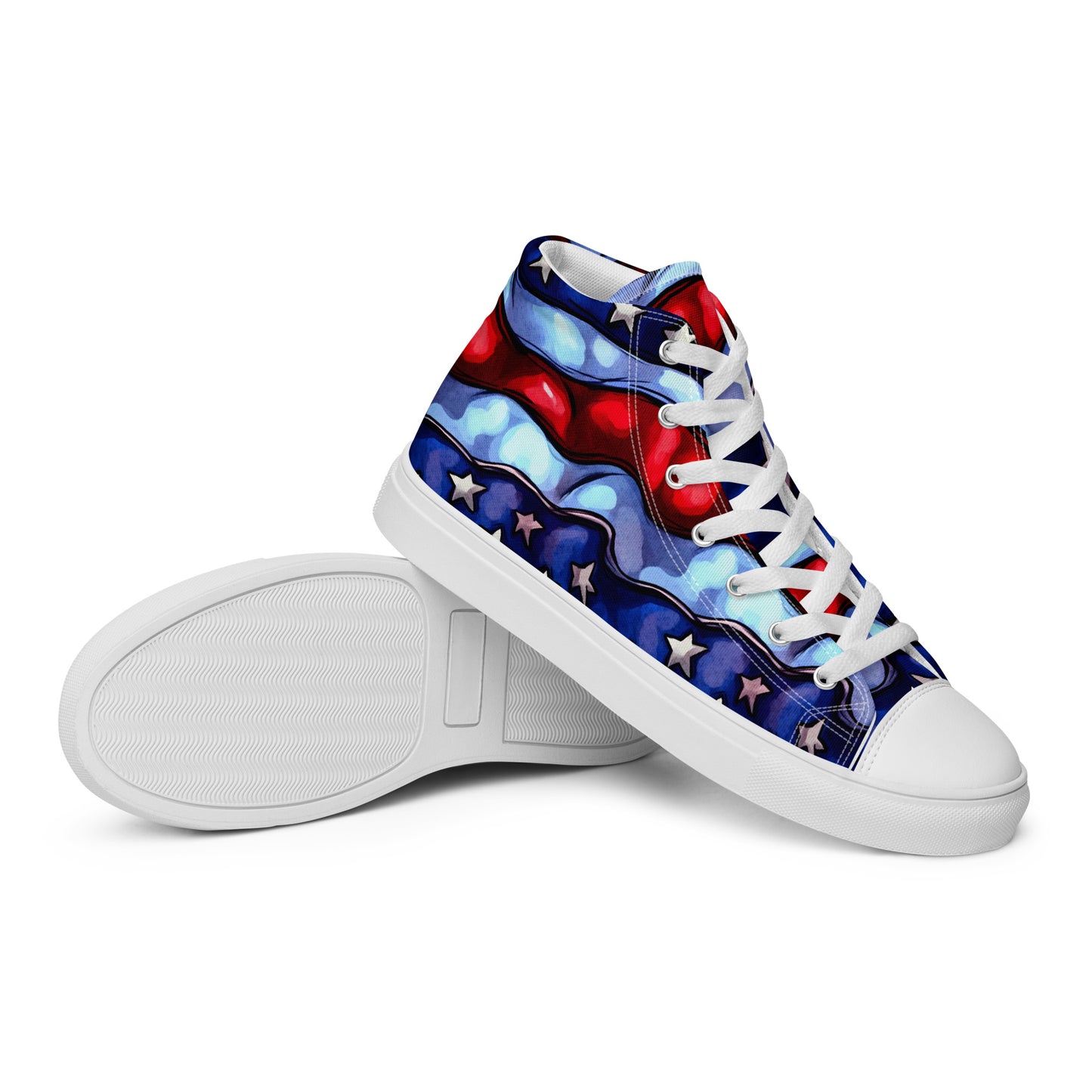 Men’s high top canvas shoes