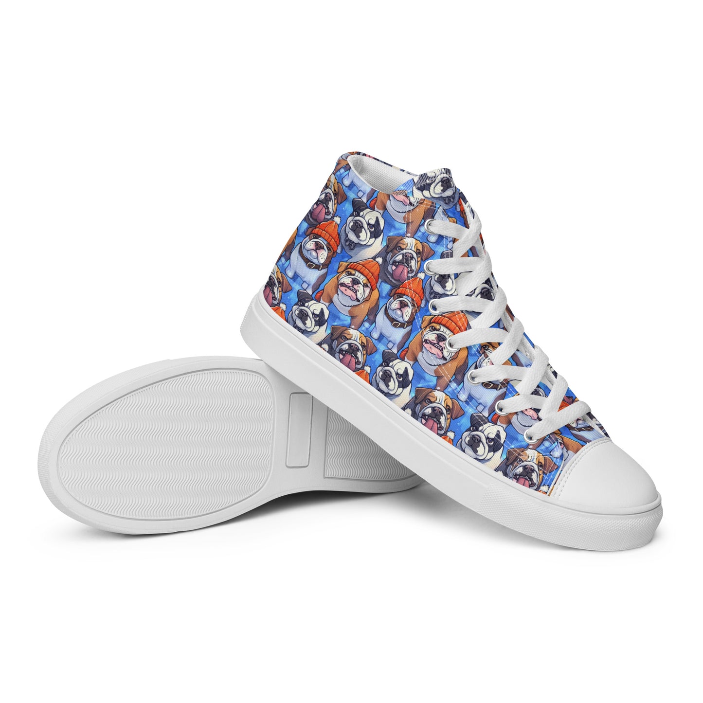 Men’s high top canvas shoes