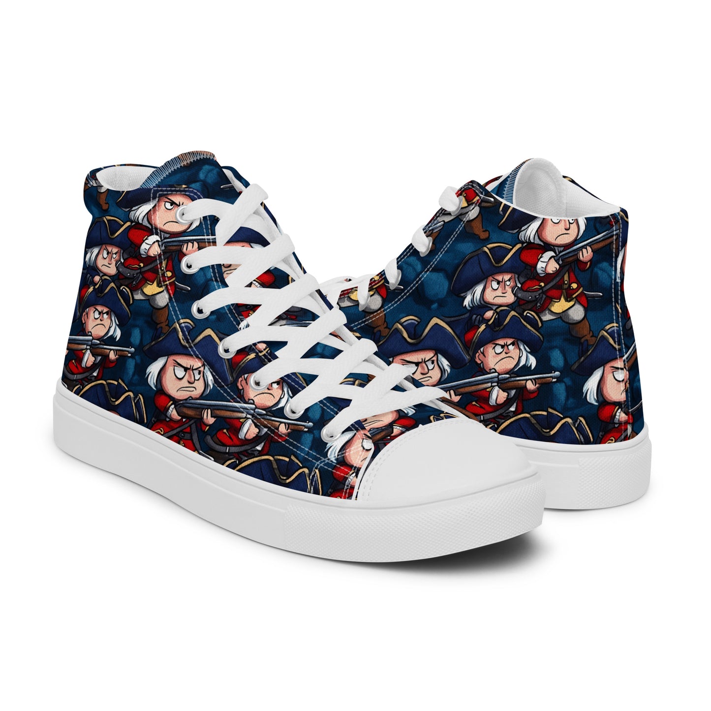 Men’s high top canvas shoes