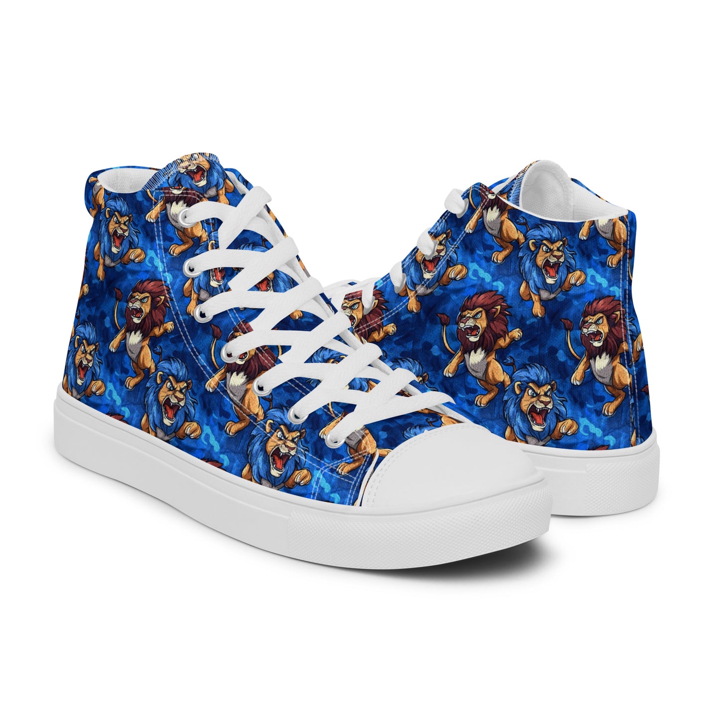 Men’s high top canvas shoes