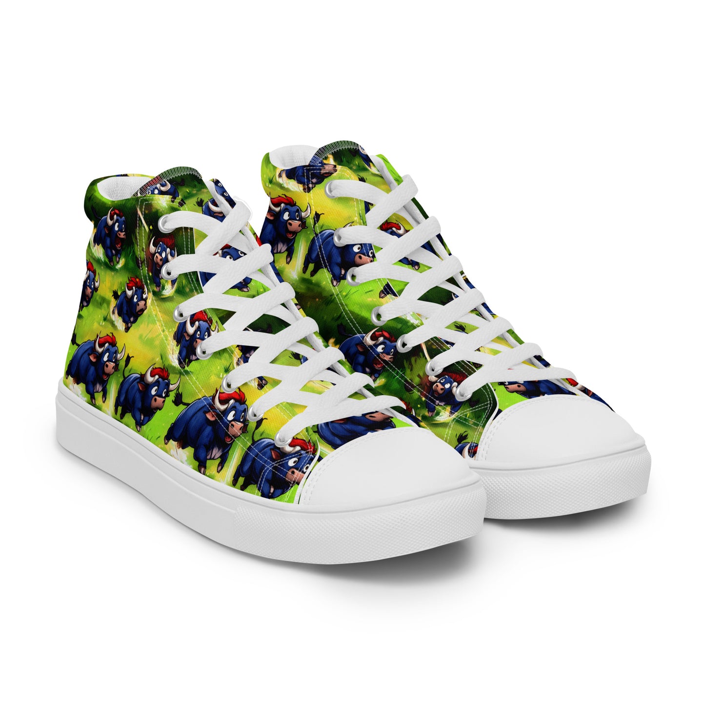 Men’s high top canvas shoes