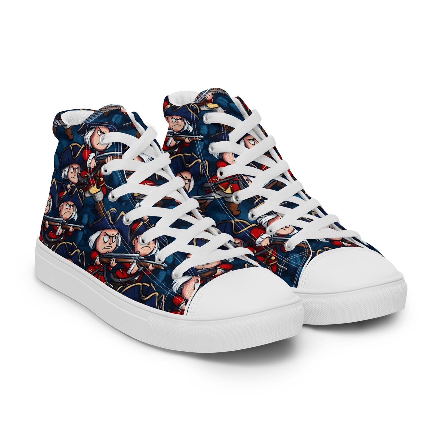 Men’s high top canvas shoes