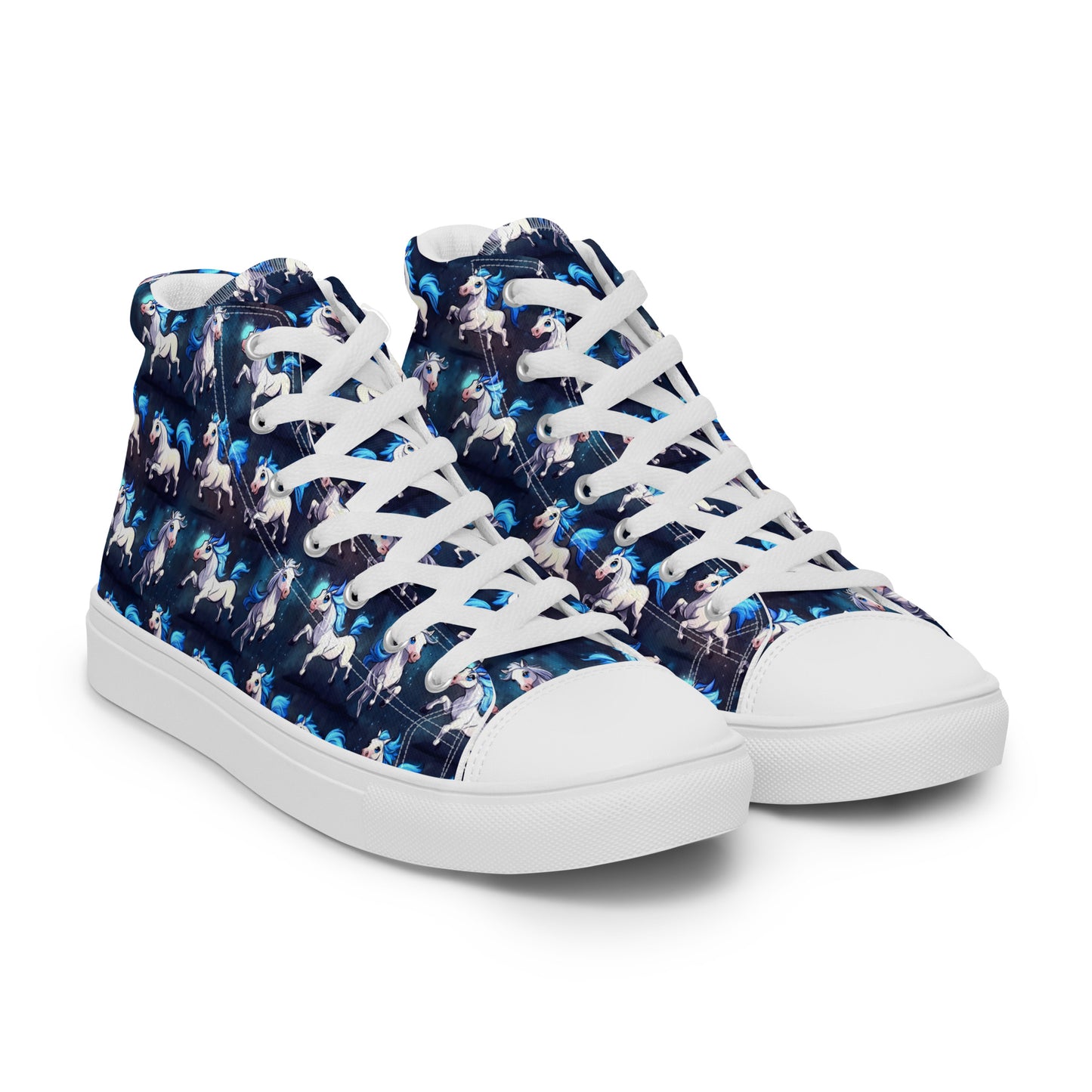 Men’s high top canvas shoes