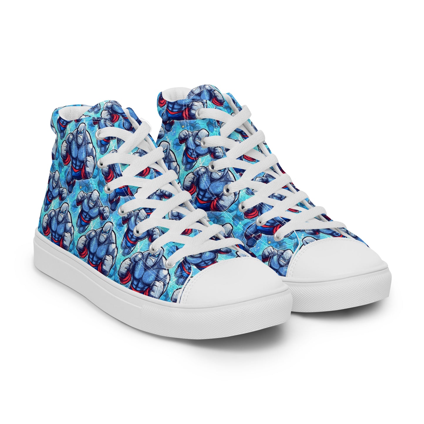 Men’s high top canvas shoes