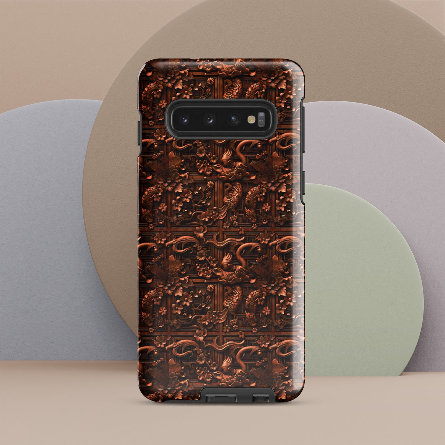 Ornate Japanese Woodcarving Tough case for Samsung®