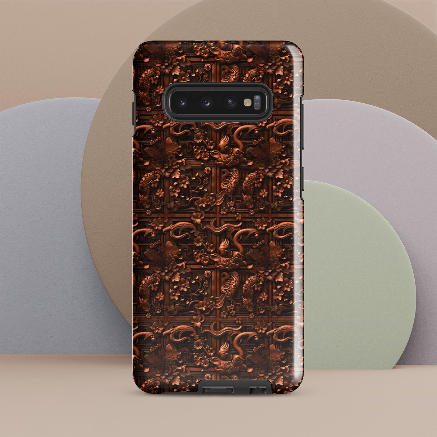 Ornate Japanese Woodcarving Tough case for Samsung®