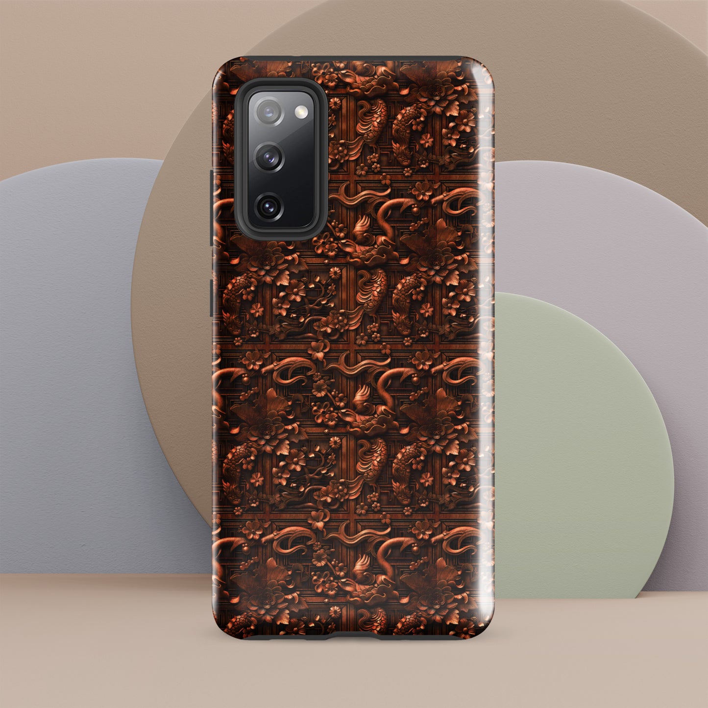 Ornate Japanese Woodcarving Tough case for Samsung®