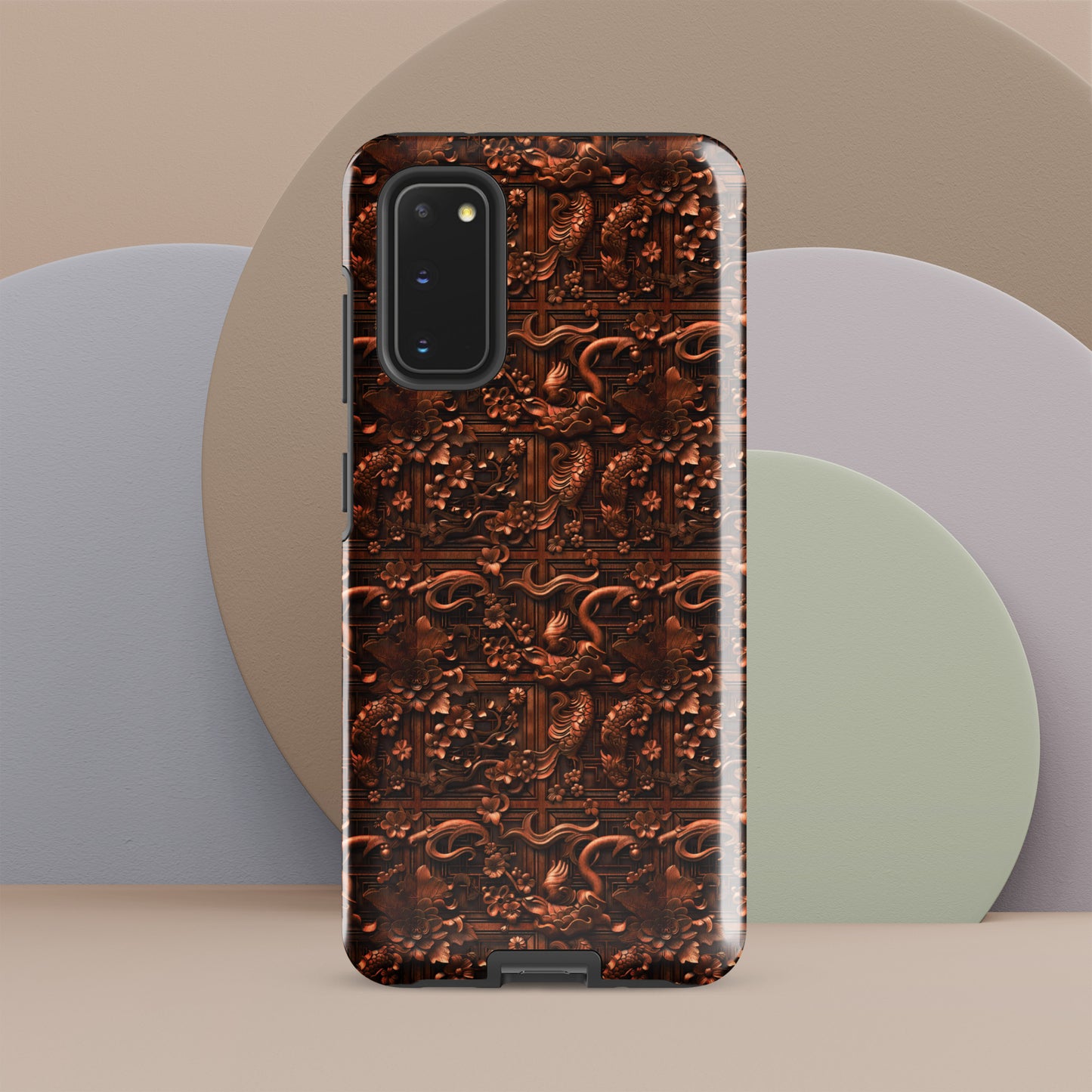 Ornate Japanese Woodcarving Tough case for Samsung®