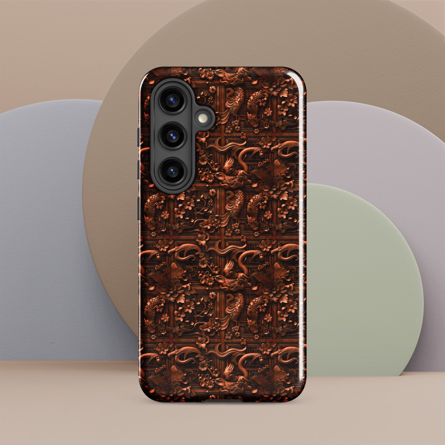 Ornate Japanese Woodcarving Tough case for Samsung®