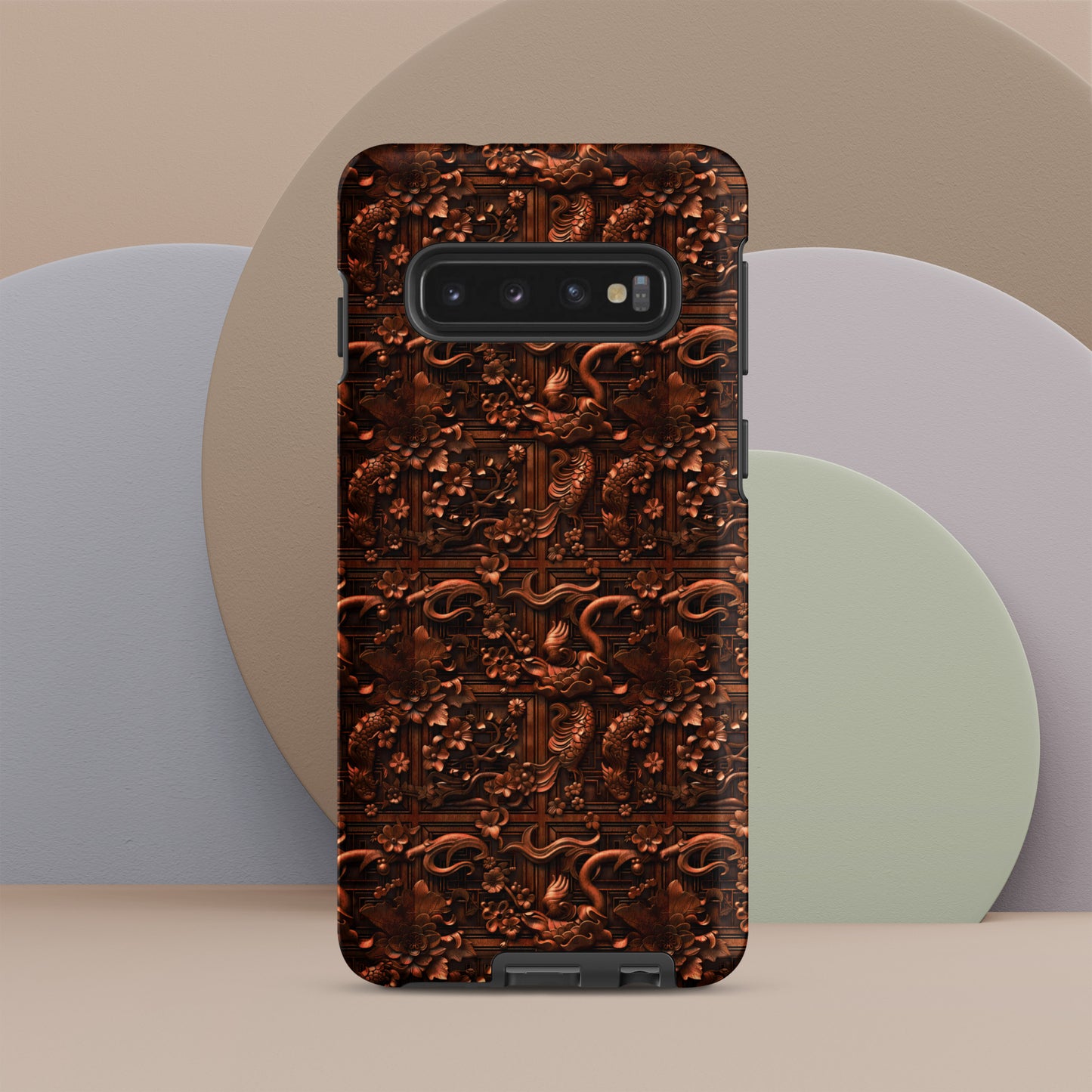 Ornate Japanese Woodcarving Tough case for Samsung®