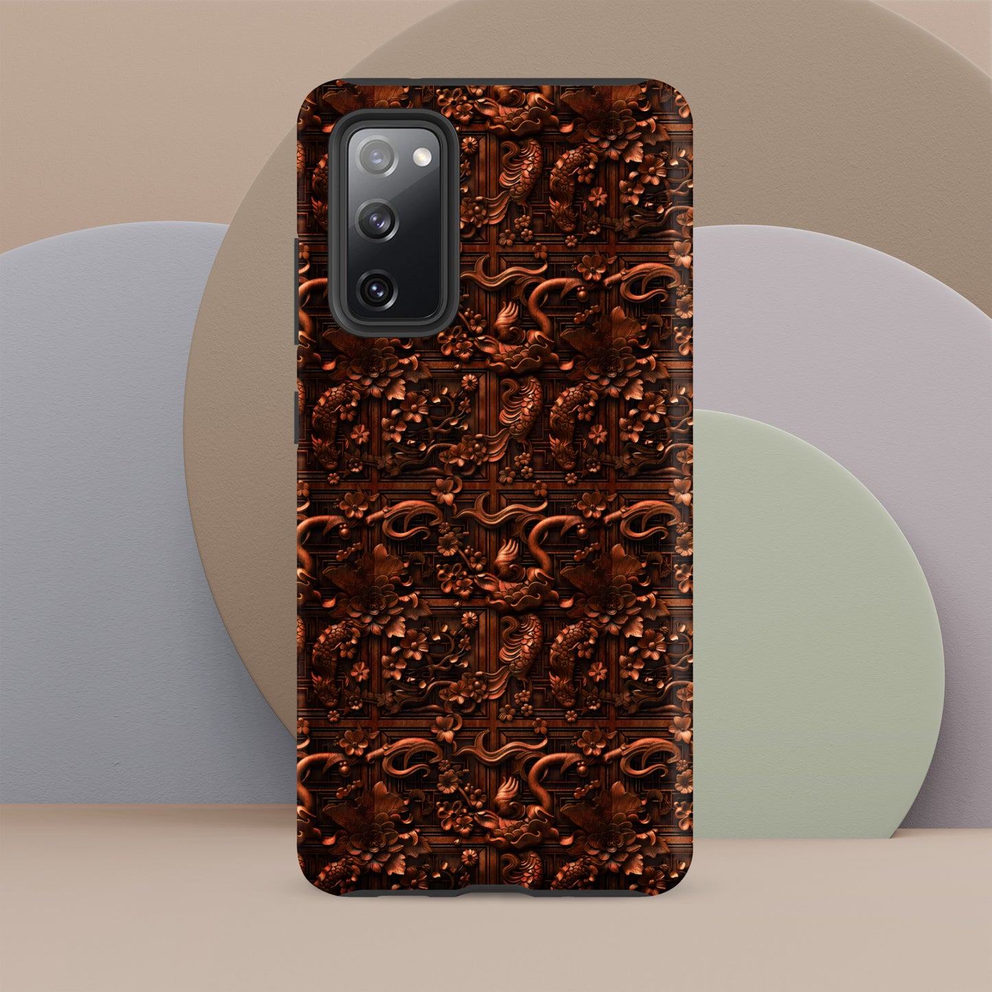 Ornate Japanese Woodcarving Tough case for Samsung®