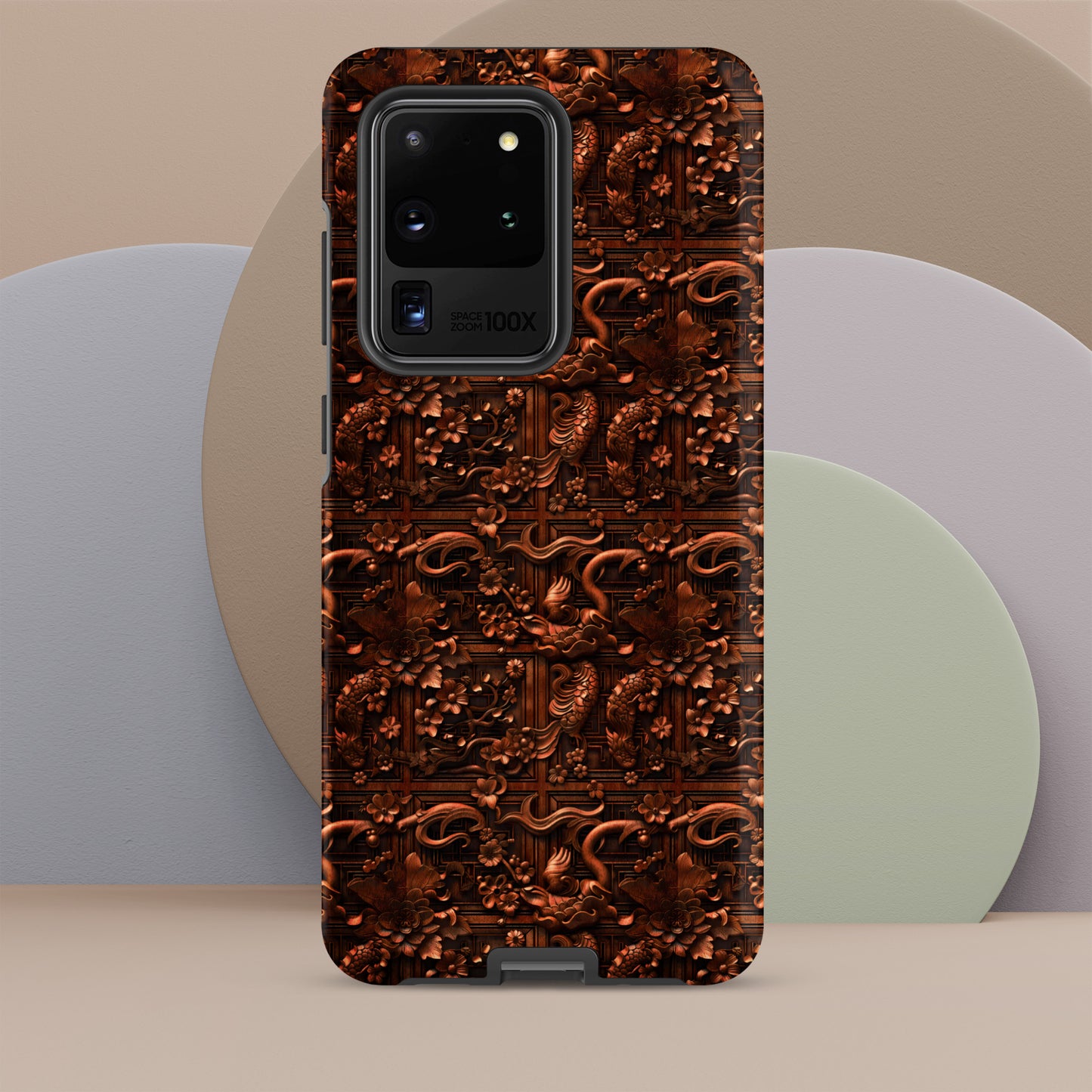 Ornate Japanese Woodcarving Tough case for Samsung®