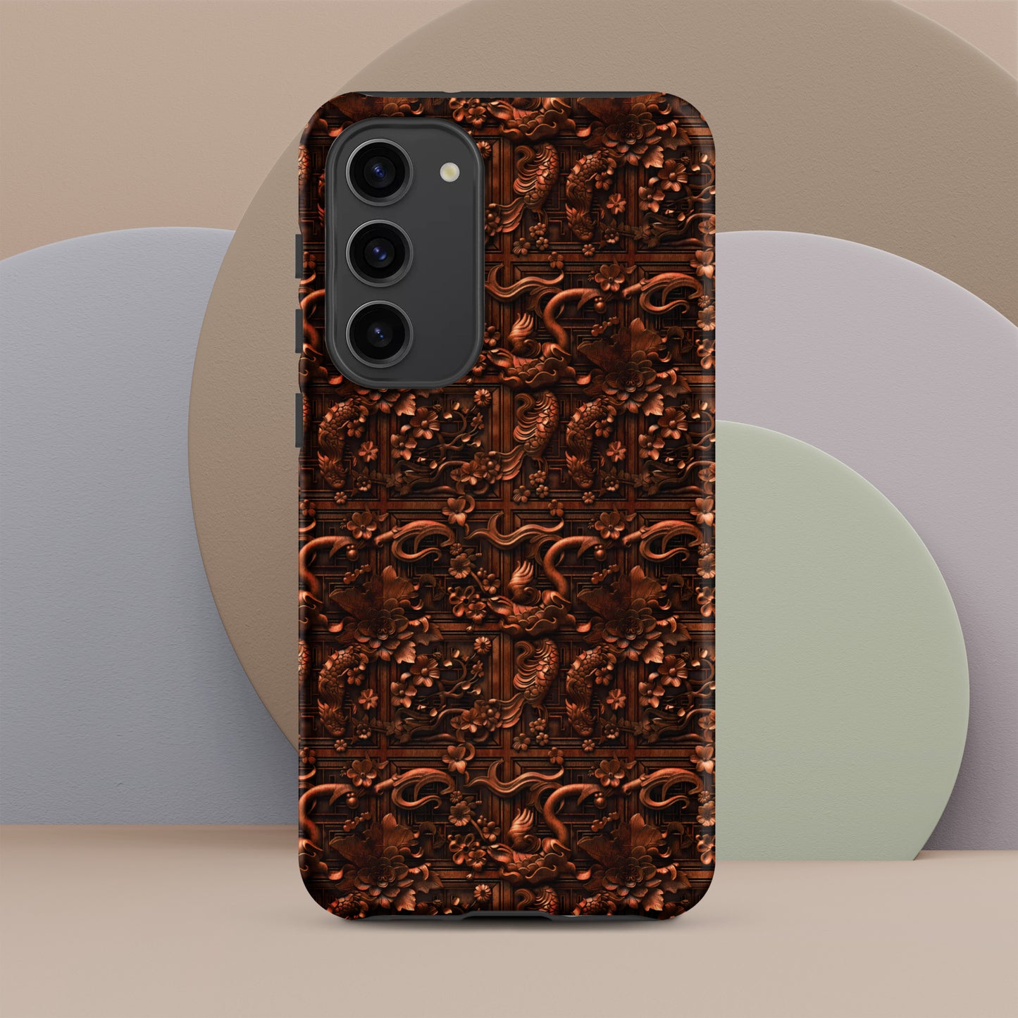 Ornate Japanese Woodcarving Tough case for Samsung®