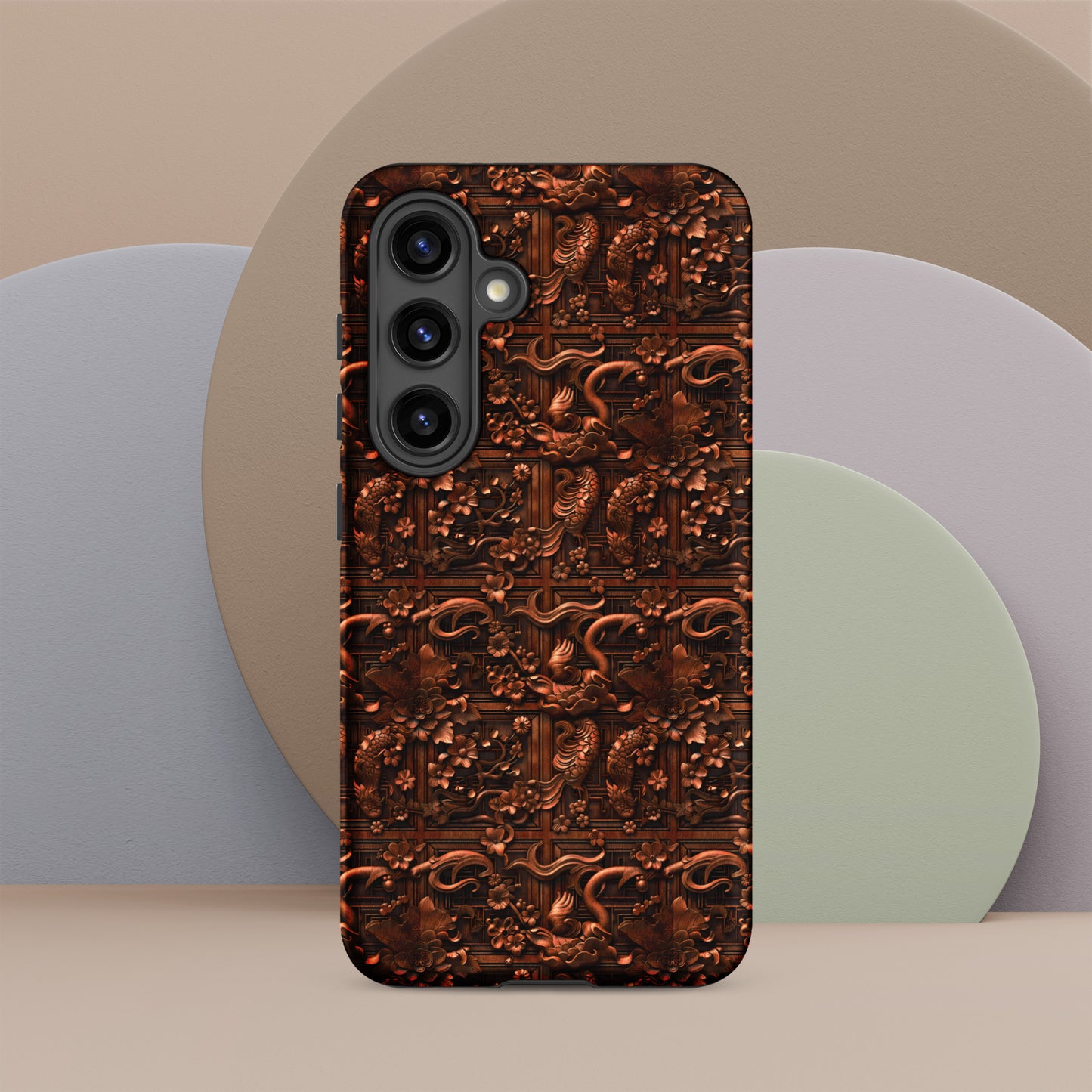 Ornate Japanese Woodcarving Tough case for Samsung®