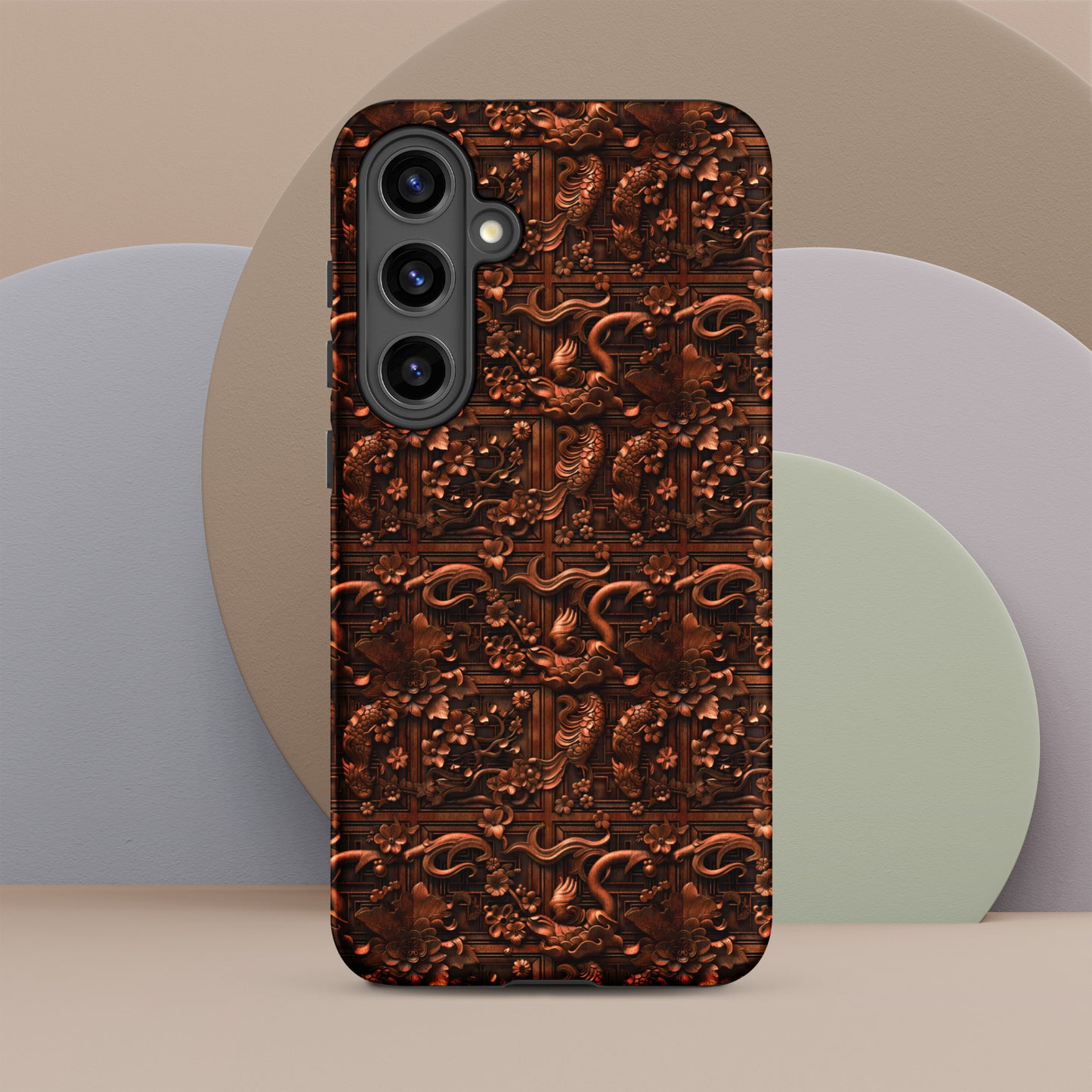 Ornate Japanese Woodcarving Tough case for Samsung®