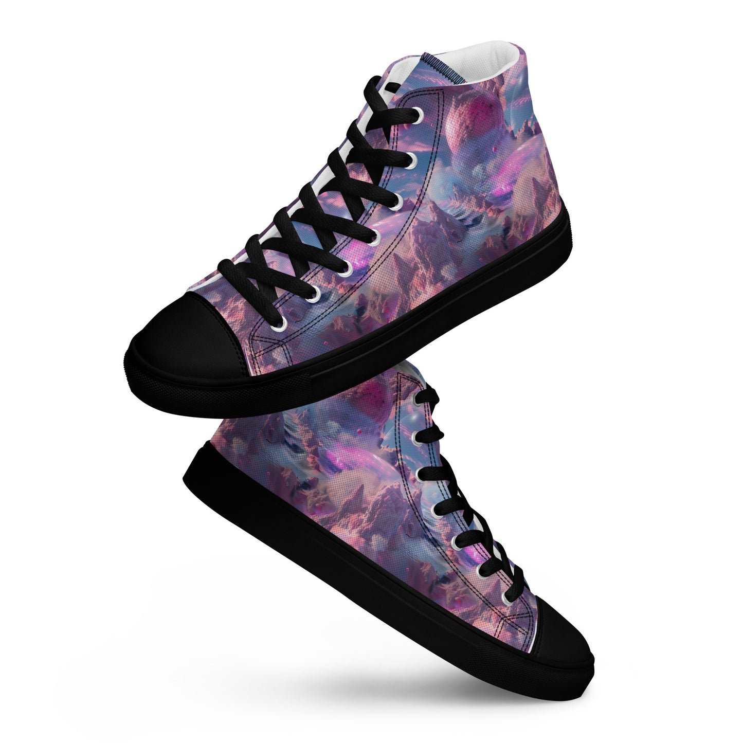 Women’s high top canvas shoes