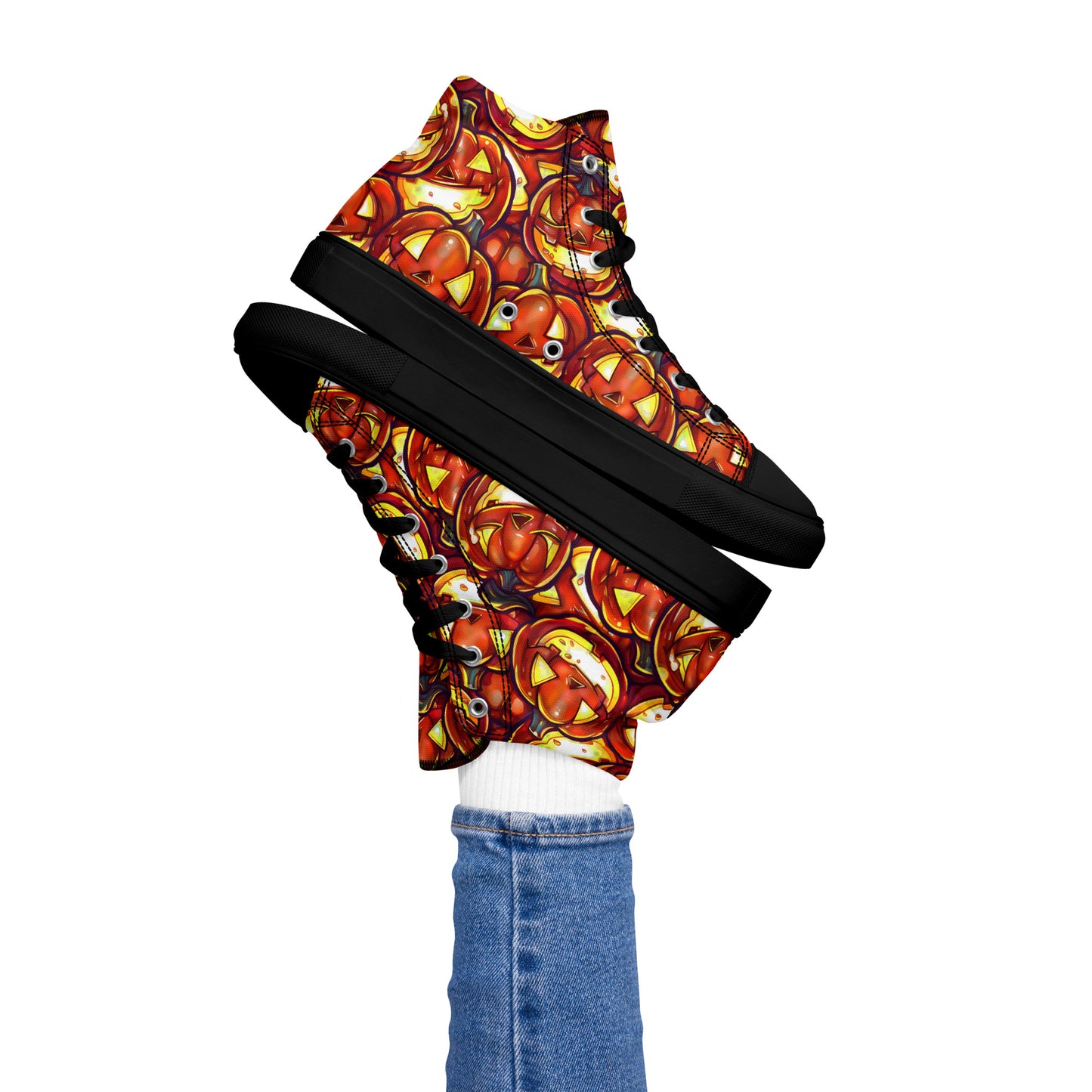 Women’s high top canvas shoes