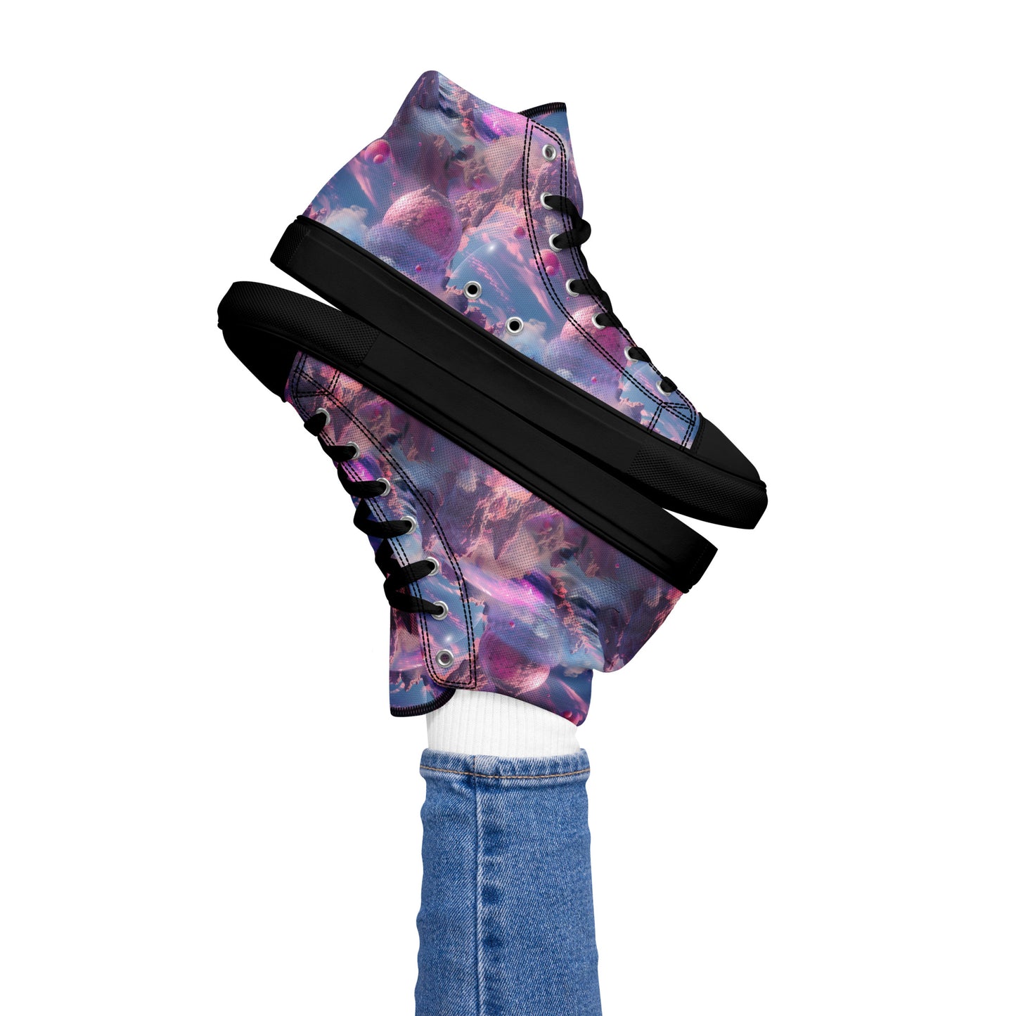 Women’s high top canvas shoes