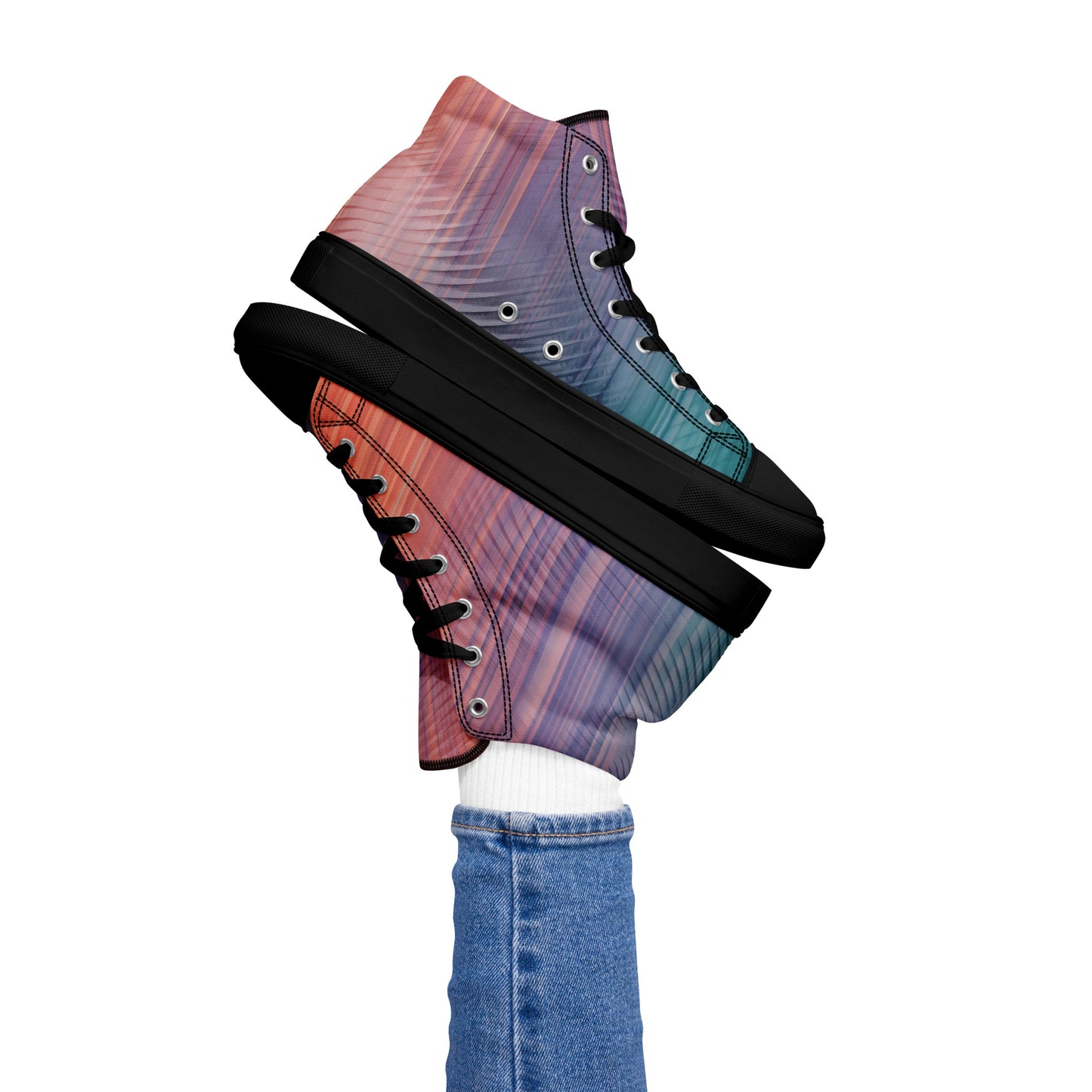 Women’s high top canvas shoes