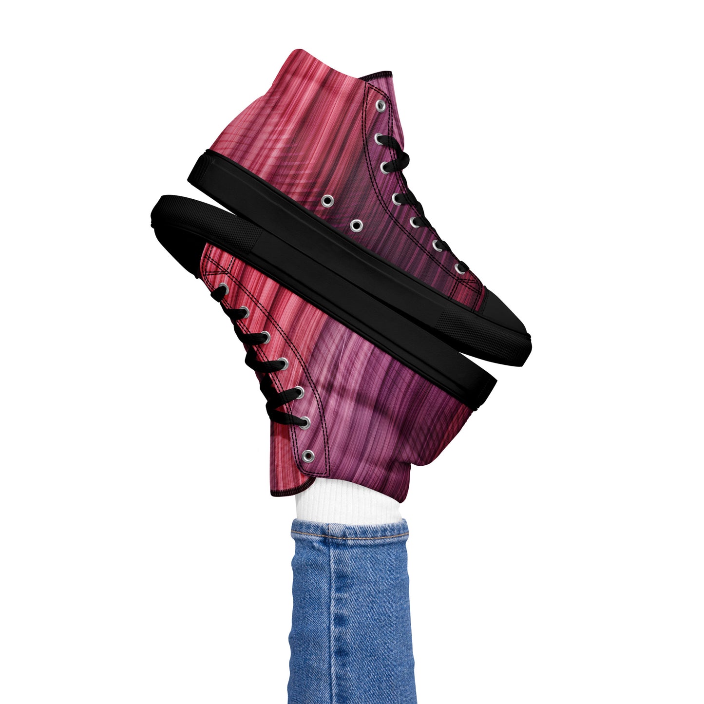 Women’s high top canvas shoes