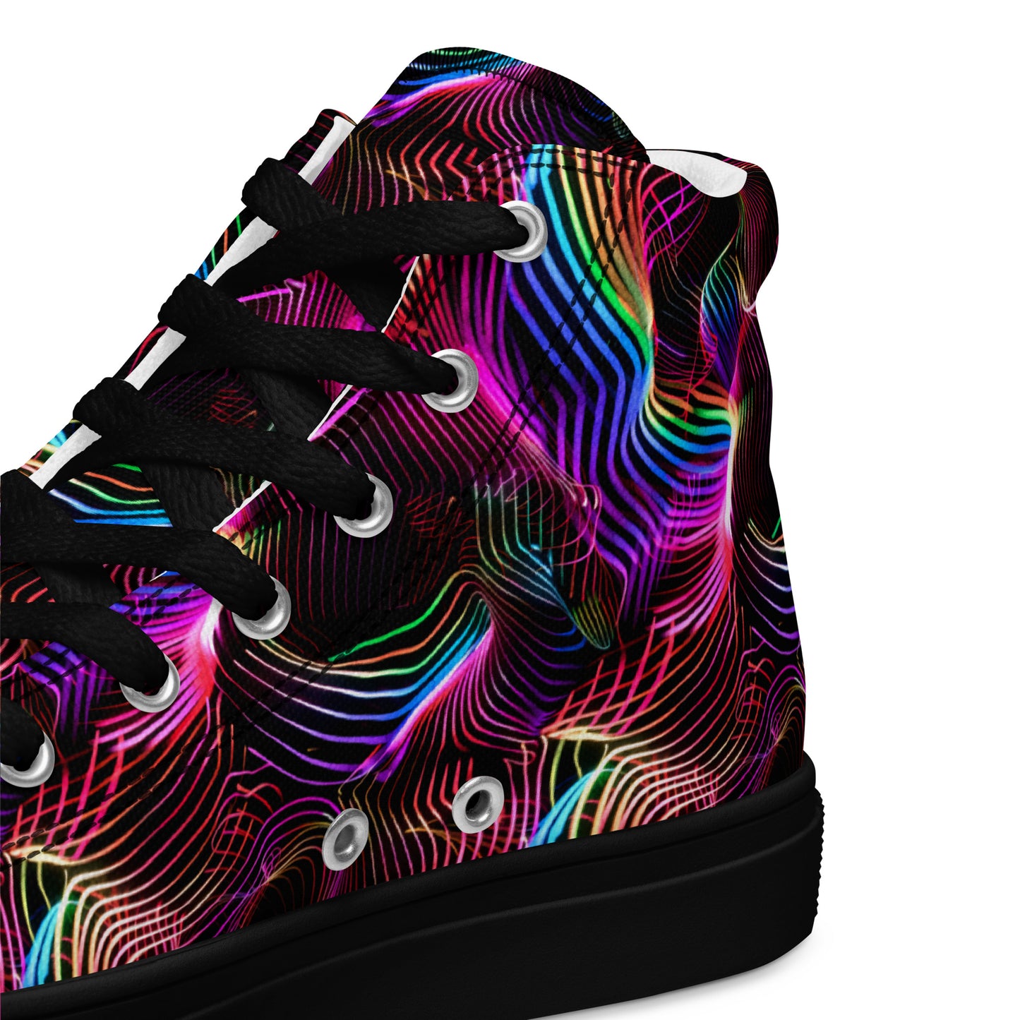 Women’s high top canvas shoes