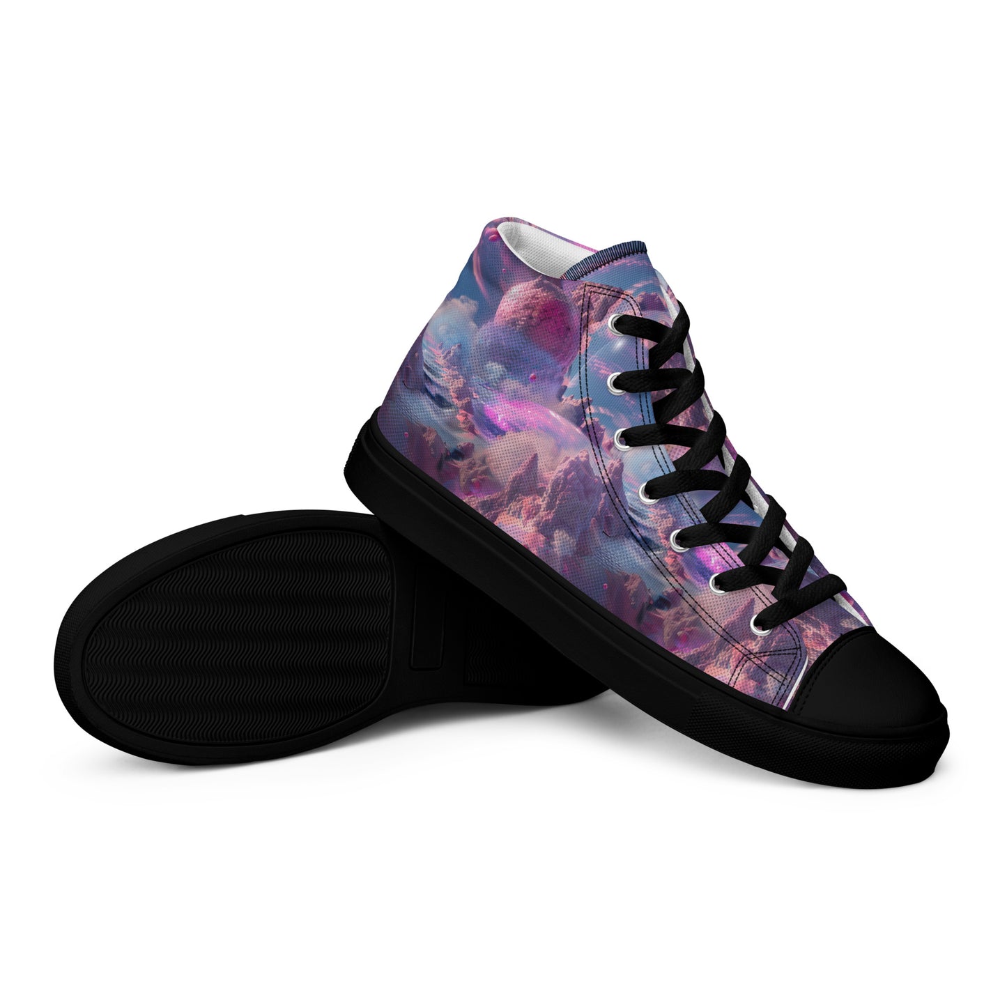 Women’s high top canvas shoes