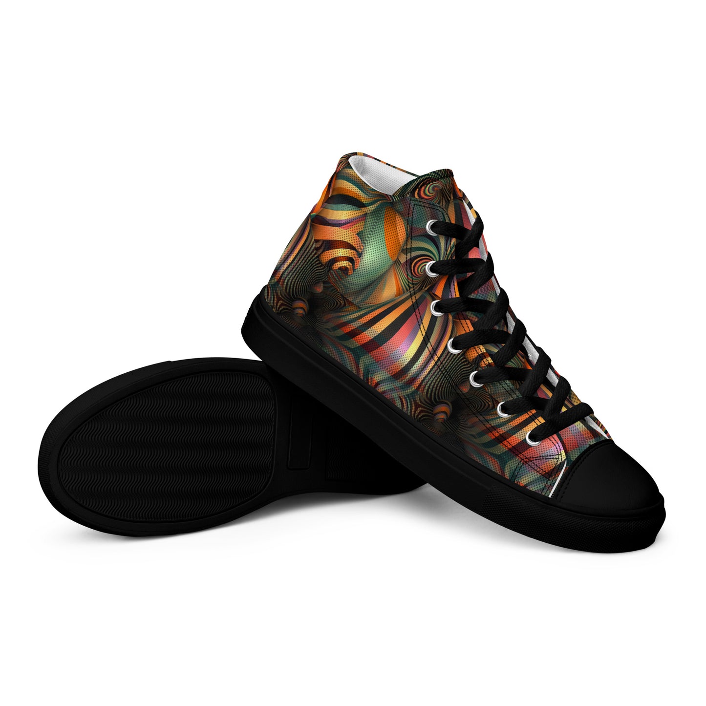 Women’s high top canvas shoes