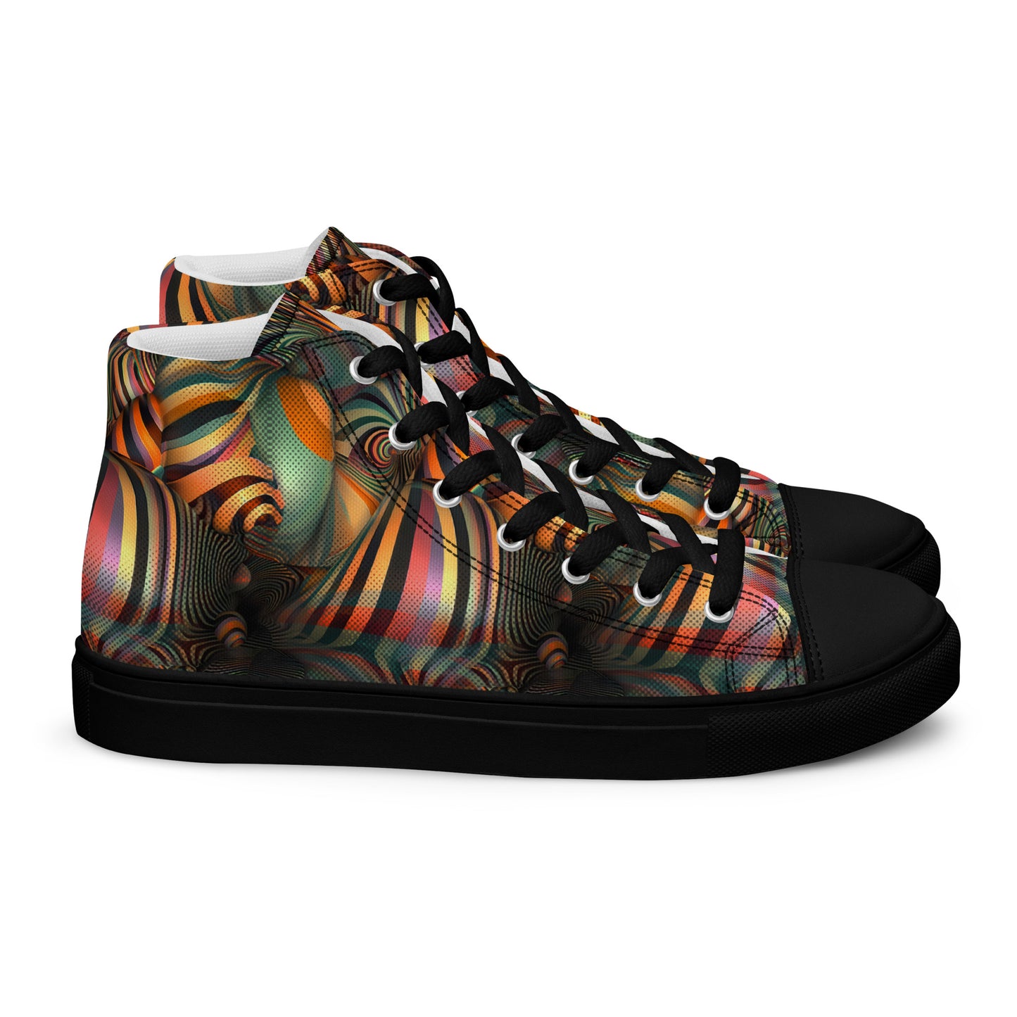 Women’s high top canvas shoes