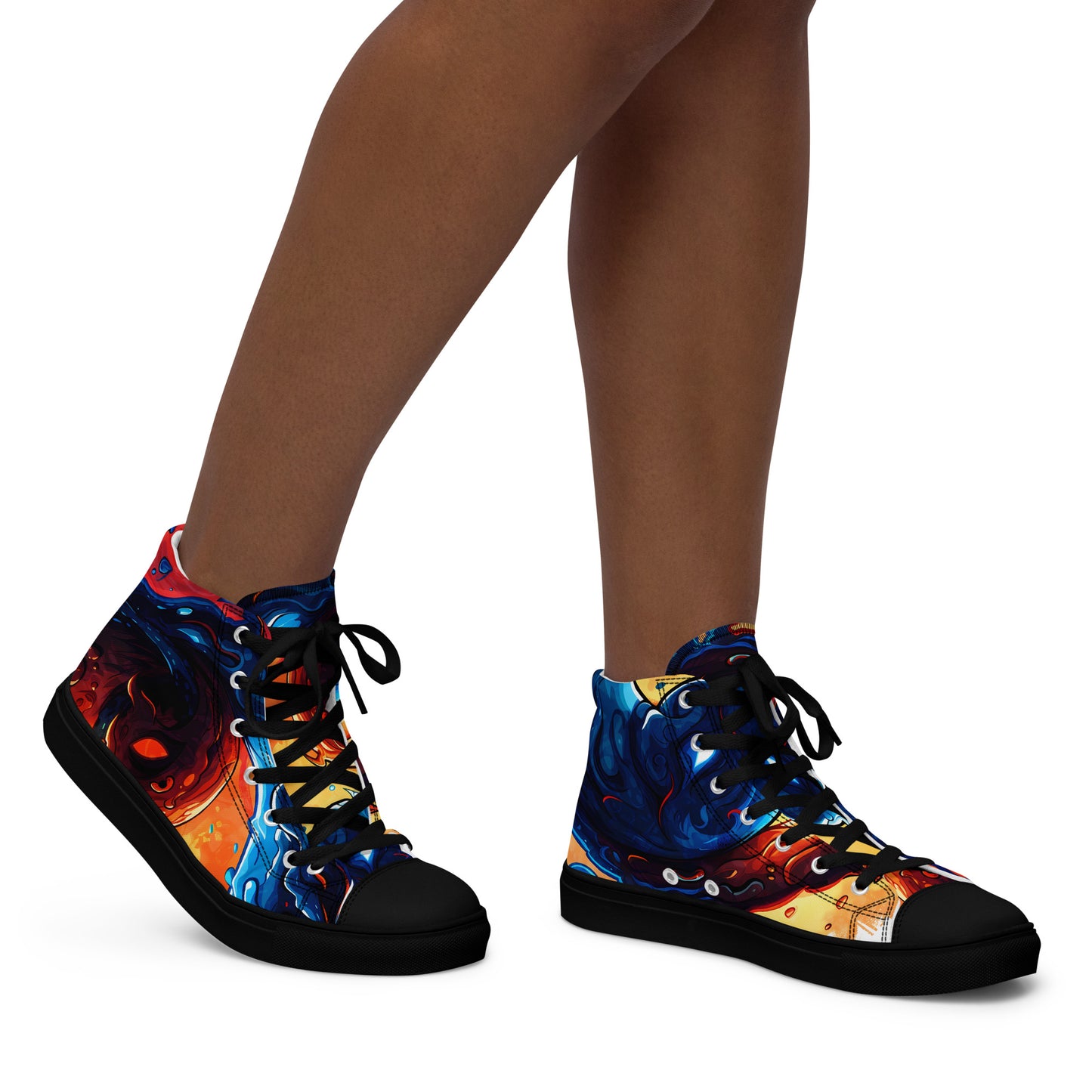 Women’s high top canvas shoes