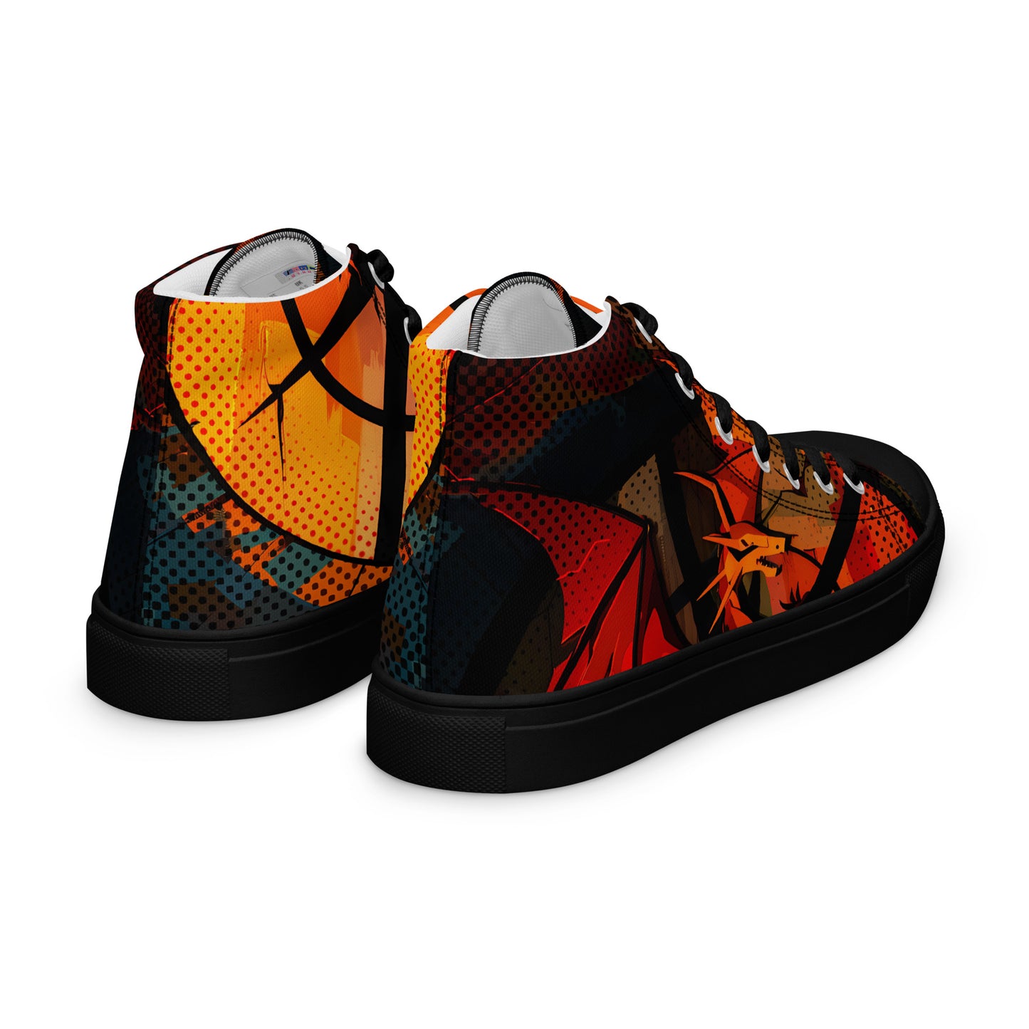 Women’s high top canvas shoes