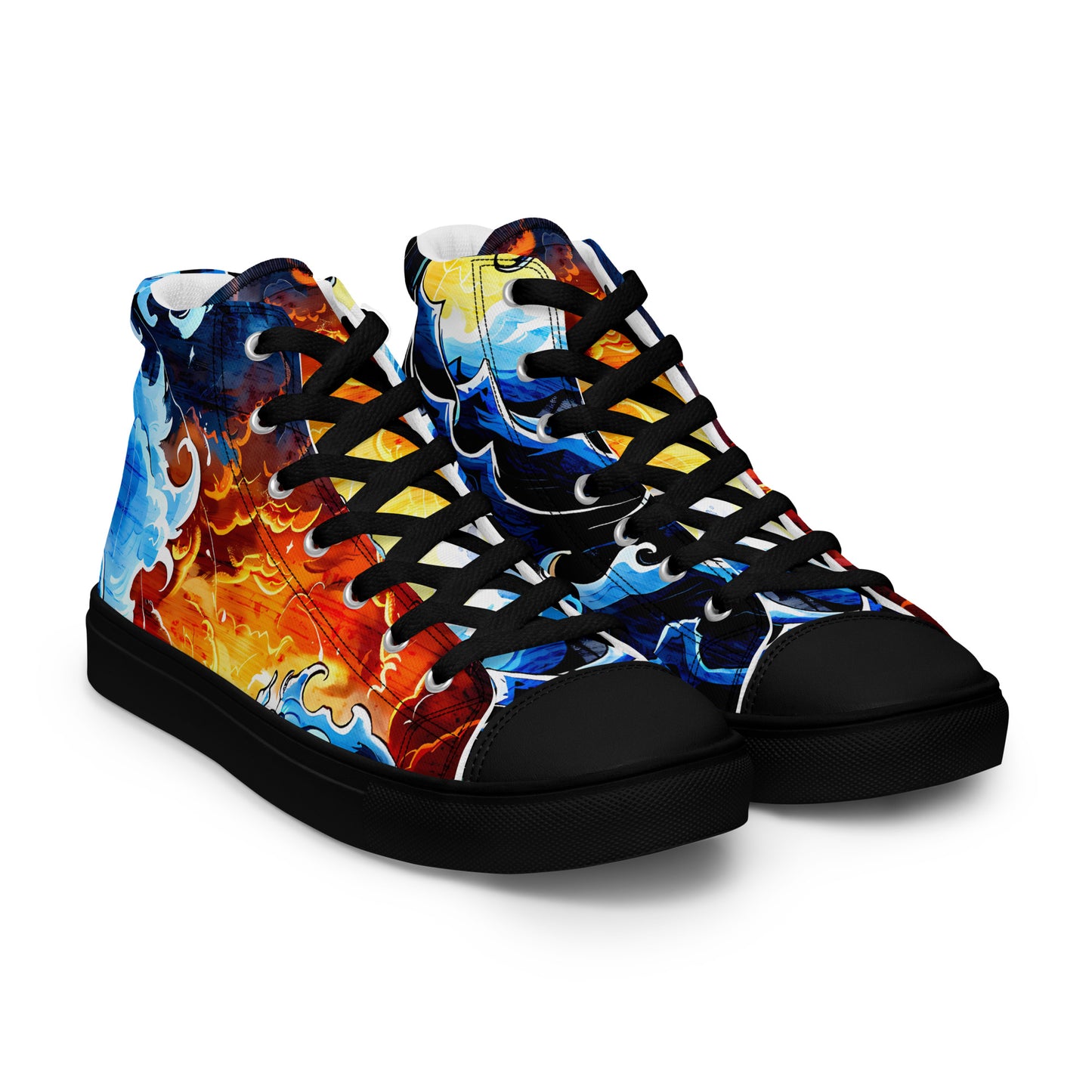 Women’s high top canvas shoes